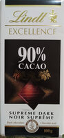 Supreme dark 90% cacao - Product - en
