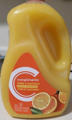 Pure & Natural No Pulp Orange Juice - Product