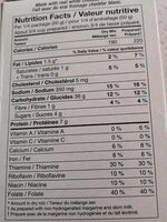 Presidents choice white cheddar deluxe macaroni - Nutrition facts - en