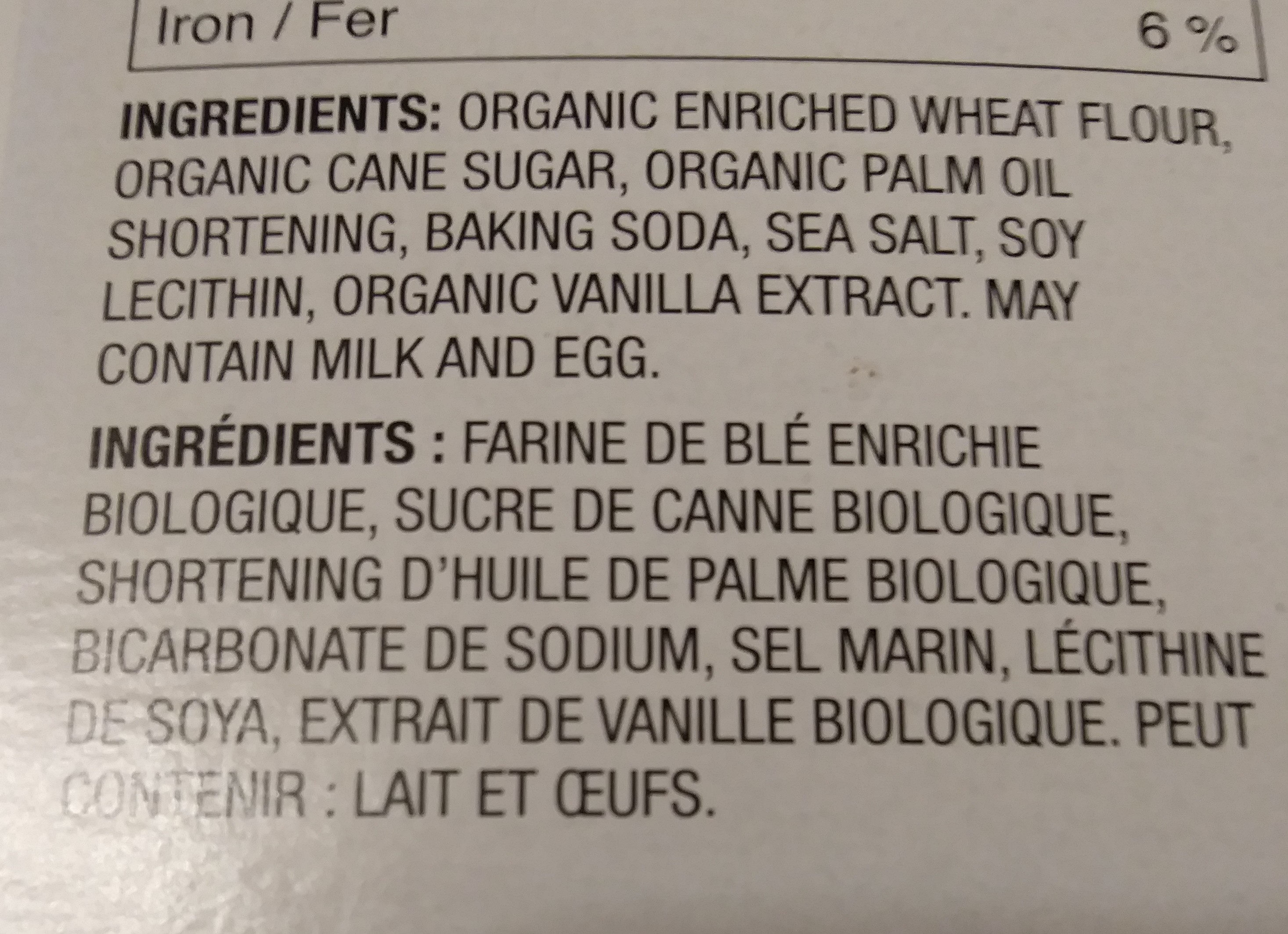 Original animal cookies - Ingredients - fr