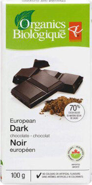 European dark chocolate - Product - fr