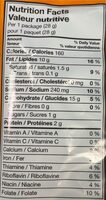 Cheetos - Nutrition facts - en