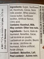 Noisettes et cacao - Ingredients - en