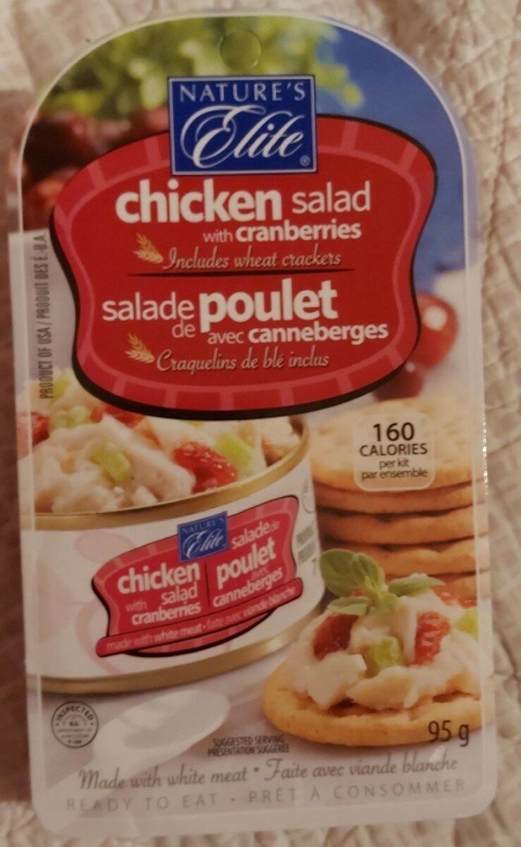 Salade de poulet avec canneberges - Product - fr