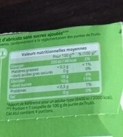 Compotes - Nutrition facts - fr