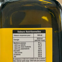 Extra virgin olive oil - Nutrition facts - en